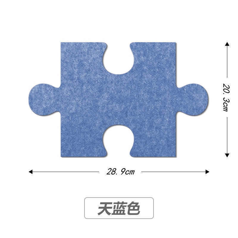 Ins-Style Self-Adhesive Wall Decoration Background Three-Dimensional Puzzle Felt Board Wall Message Board Felt Po Wall - Image 1